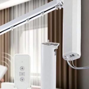 ستائر نوافذ كهربائية مموجة تعمل بجهاز تحكم عن بعد – Electric wave window blinds with remote control