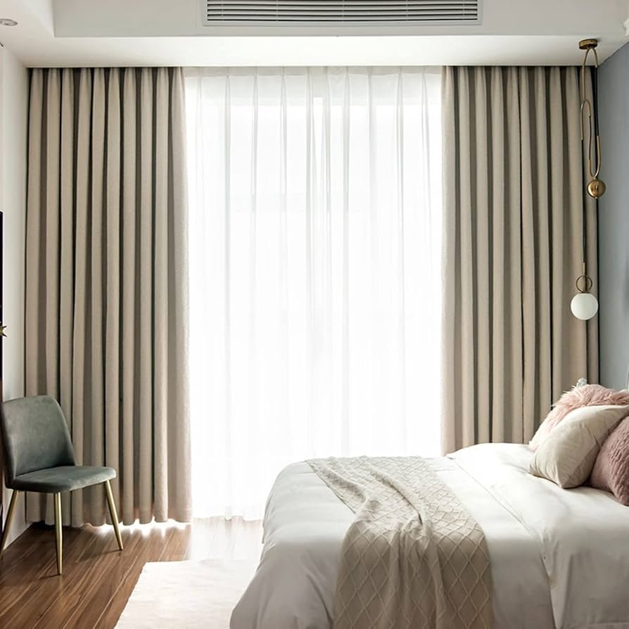 ستائر نوافذ معتمة-window curtains wivy blackout - Image 11