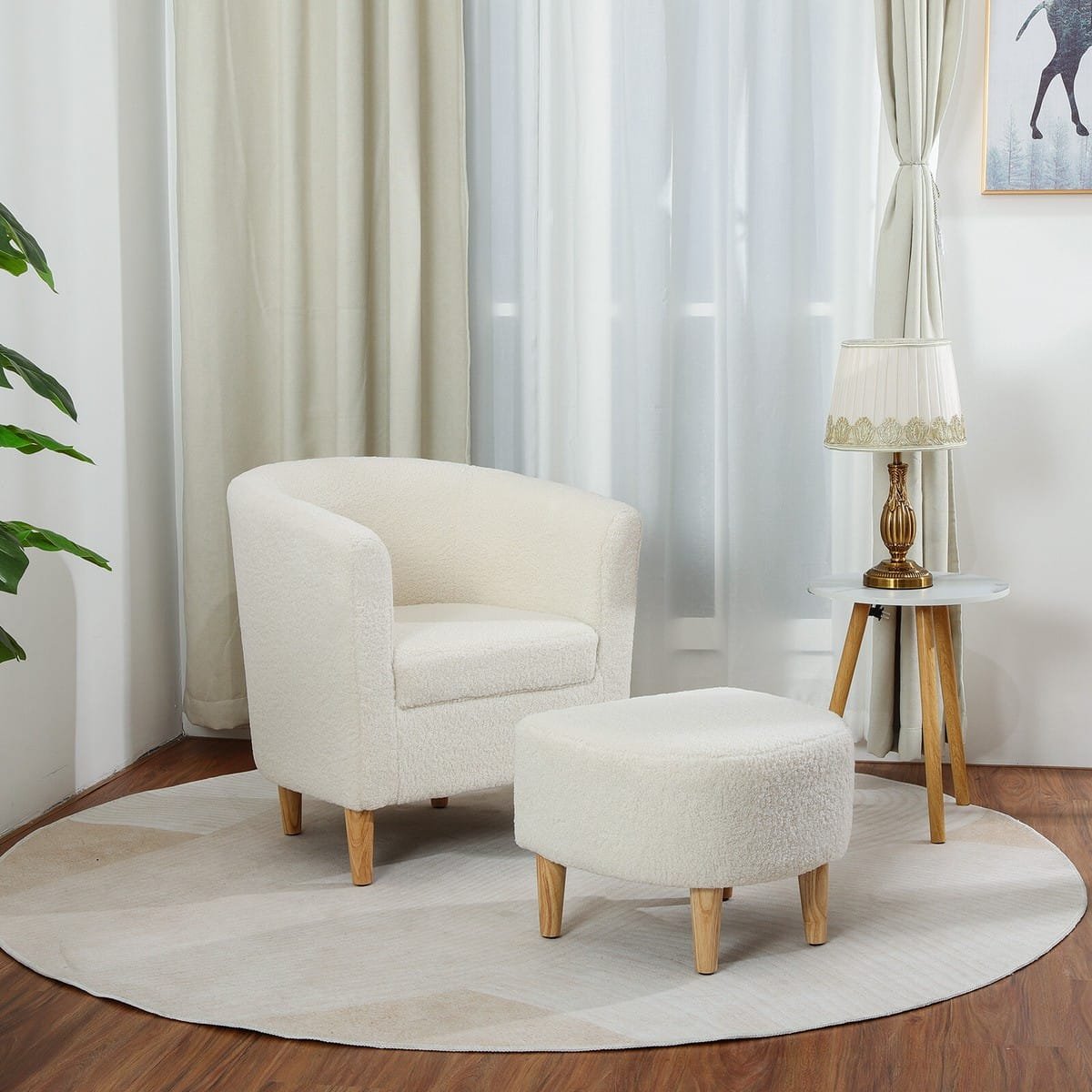 طاولات ومقاعد بوف – Tables and pouf chairs - Image 4